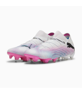 Puma Puma Future 7 Ultimate / Elite FG/AG - White/Black/Poison Pink