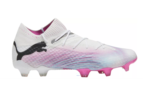 Puma Future 7 Ultimate / Elite FG/AG - White/Black/Poison Pink