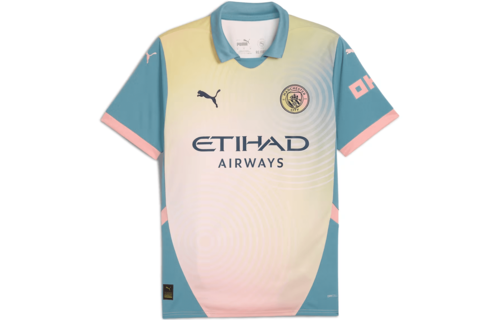 Puma  Manchester City 2024 -25 Fourth Jersey - Rosebay/Bold Blue