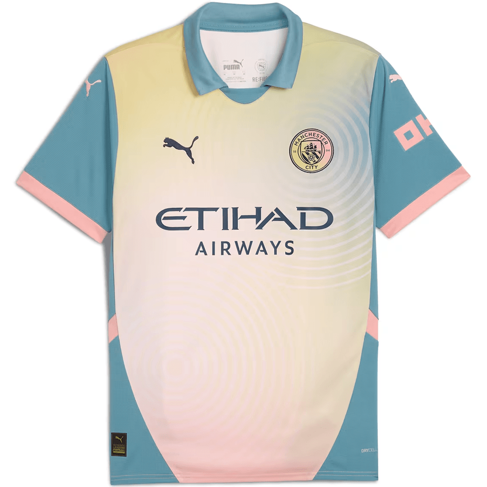 Puma Manchester City 2024 -25 Fourth Jersey - Rosebay/Bold Blue