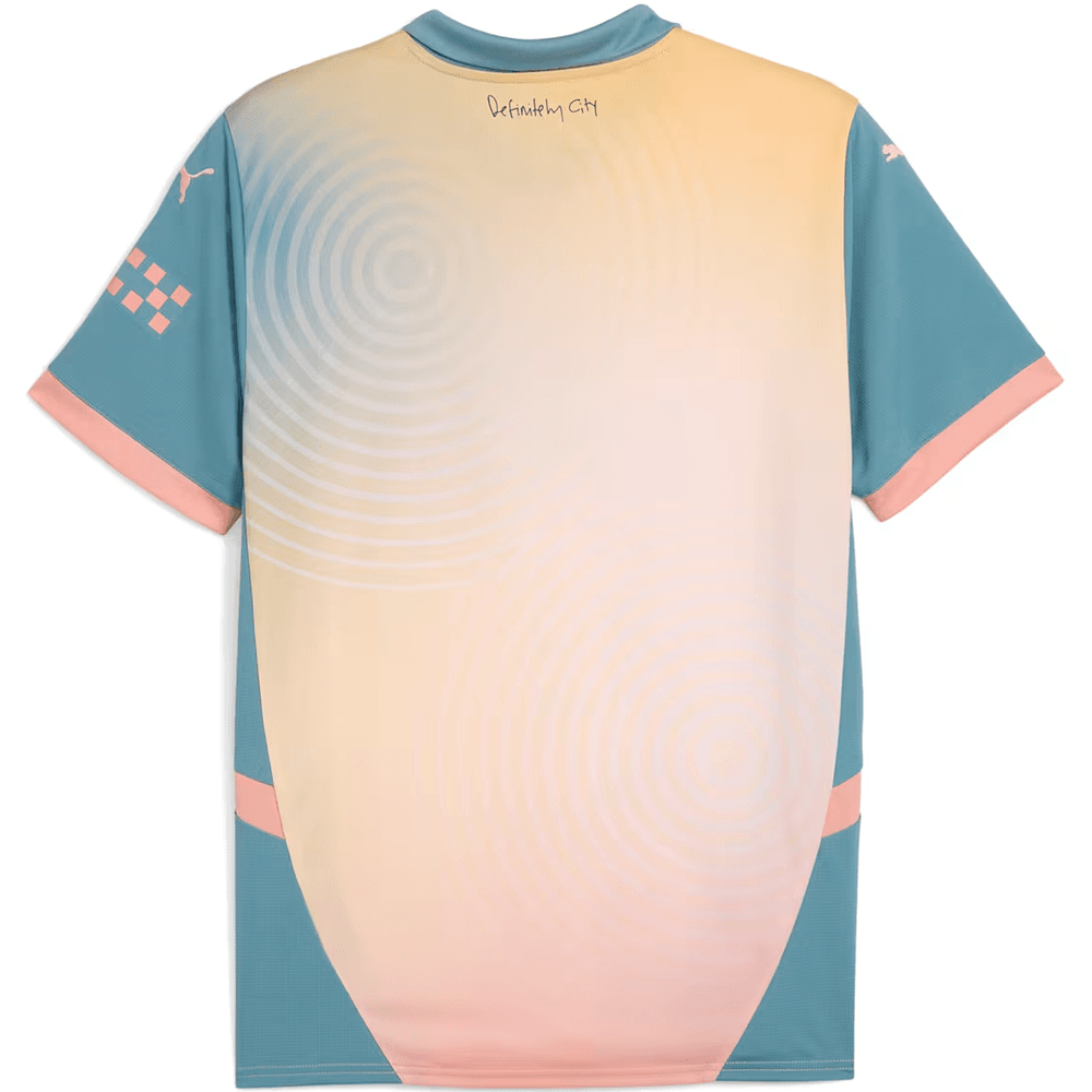 Puma Manchester City 2024 -25 Fourth Jersey - Rosebay/Bold Blue