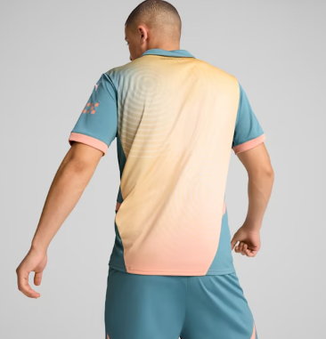 Puma Manchester City 2024 -25 Fourth Jersey - Rosebay/Bold Blue