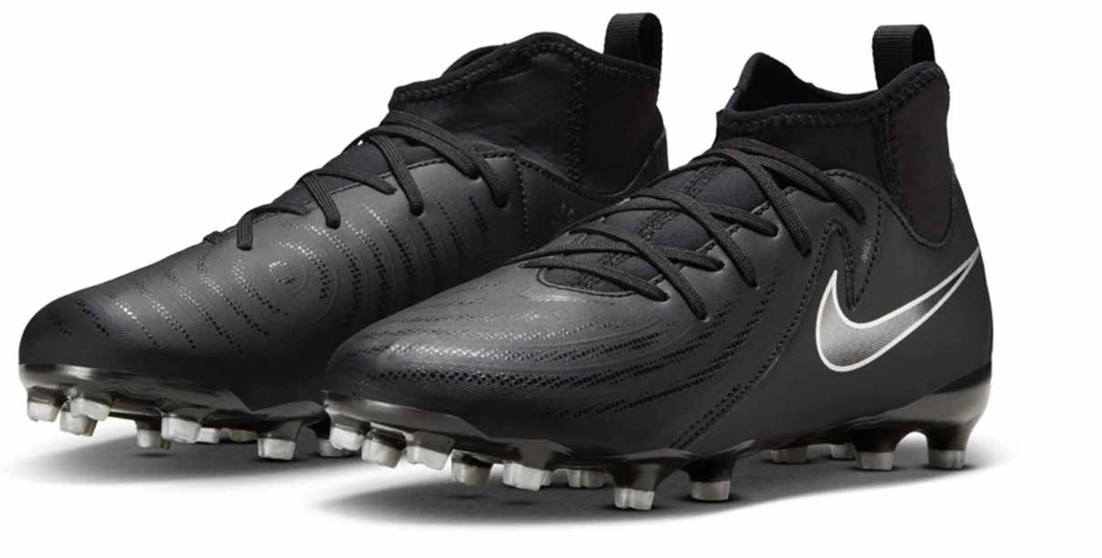 Nike Jr Phantom Luna II Academy FG / MG Cleats - Black/Black