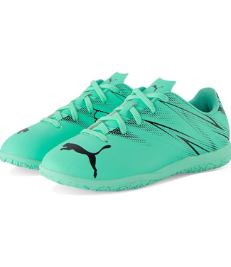 Puma Puma Jr Attaccanto  IT Indoor Jr Soccer Shoes - Electric Peppermint/Black