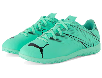 Puma Jr Attaccanto  IT Indoor Jr Soccer Shoes - Electric Peppermint/Black