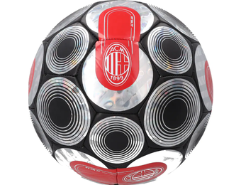 Puma AC Milan 2024 - 25 ftBl Culture Soccer Ball - Silver/Black/Red