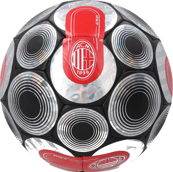 Puma AC Milan 2024 - 25 ftBl Culture Soccer Ball - Silver/Black/Red