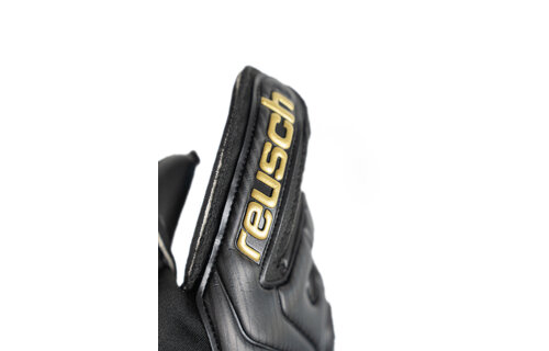 Reusch Attrakt Allison Becker AB1 Duo Goalkeeper Gloves - Black/Gold/Red