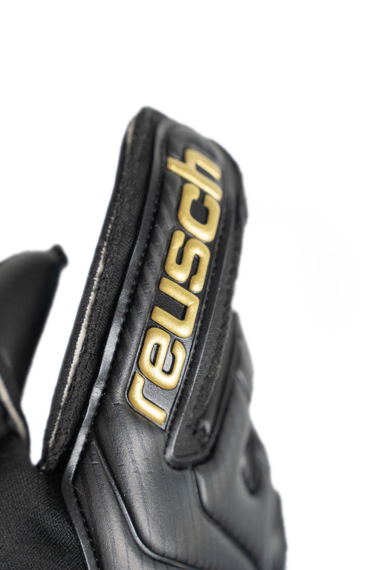 Reusch Attrakt Allison Becker AB1 Duo Goalkeeper Gloves - Black/Gold/Red