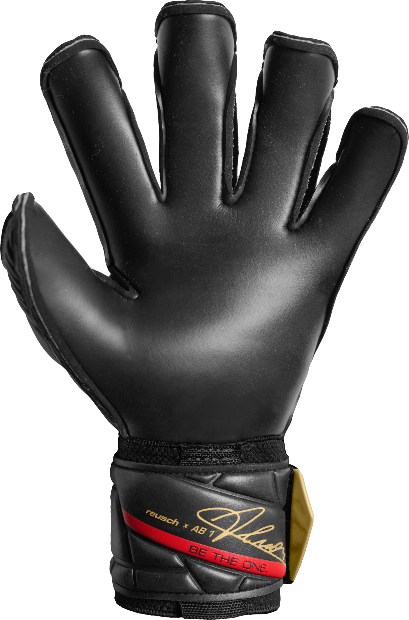 Reusch Attrakt Allison Becker AB1 Duo Goalkeeper Gloves - Black/Gold/Red