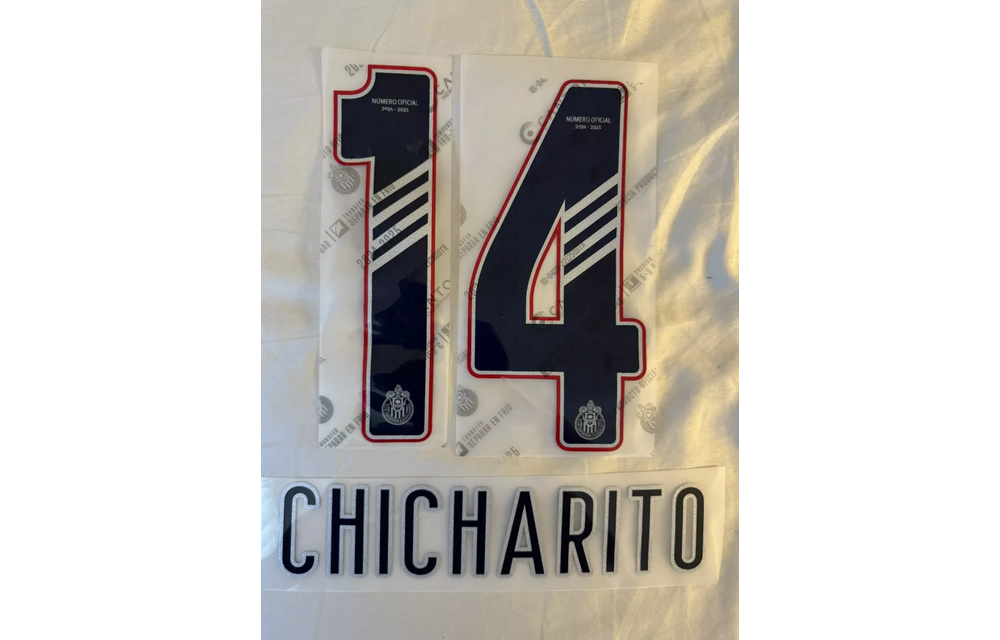 Liga MX 2025 Official Nameset ( Name and Number Set)