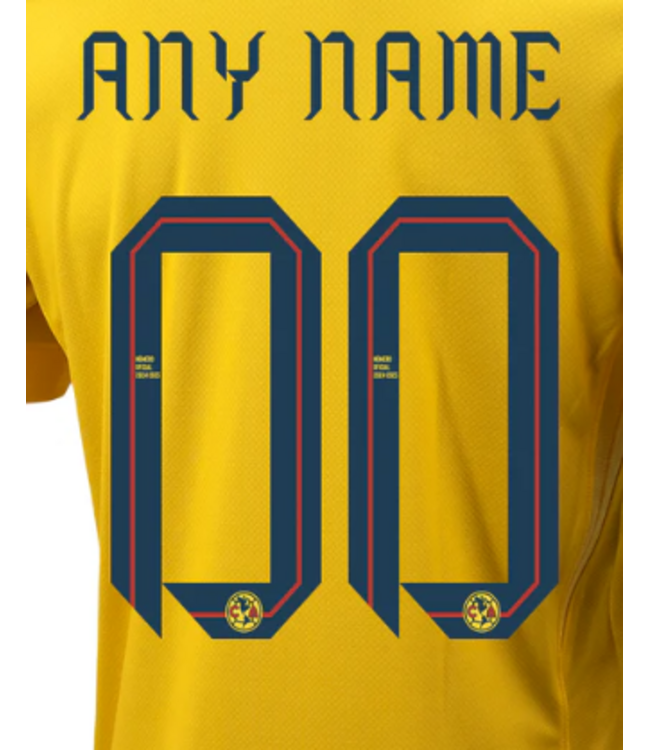 Uni-Sport Liga MX 2025 Official Nameset ( Name and Number Set)