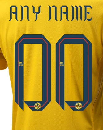 Liga MX 2025 Official Nameset ( Name and Number Set)