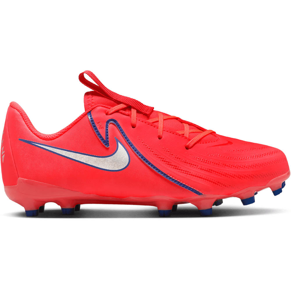 Nike Jr Phantom GX 2 Erling Haaland Academy FG / MG Cleats - Bright Crimson/Royal/White