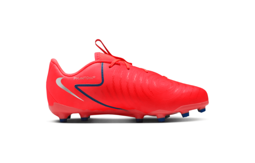 Nike Jr Phantom GX 2 Erling Haaland Academy FG / MG Cleats - Bright Crimson/Royal/White