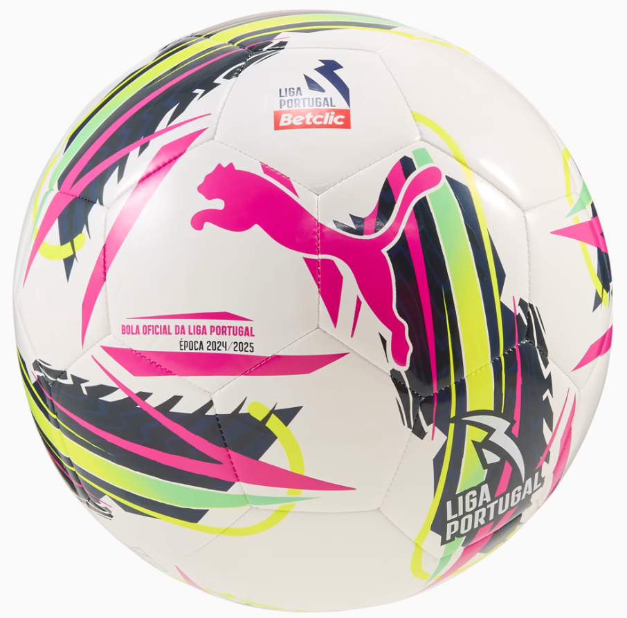 Puma 2024-25 Liga Portugal Orbita Training Ball - White/Multi
