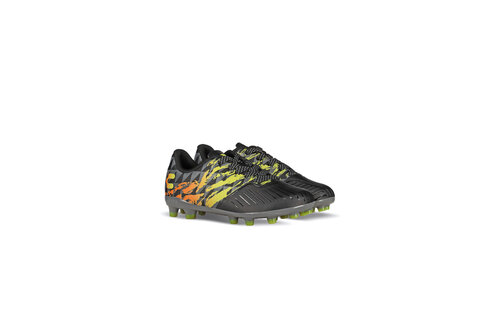 Charly Jr Grasshopper 4.0 FG Youth Soccer Cleats - Black/Orange/Lemon