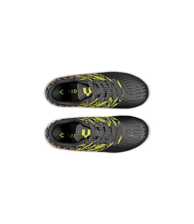 Charly Charly Jr Grasshopper 4.0 FG Youth Soccer Cleats - Black/Orange/Lemon