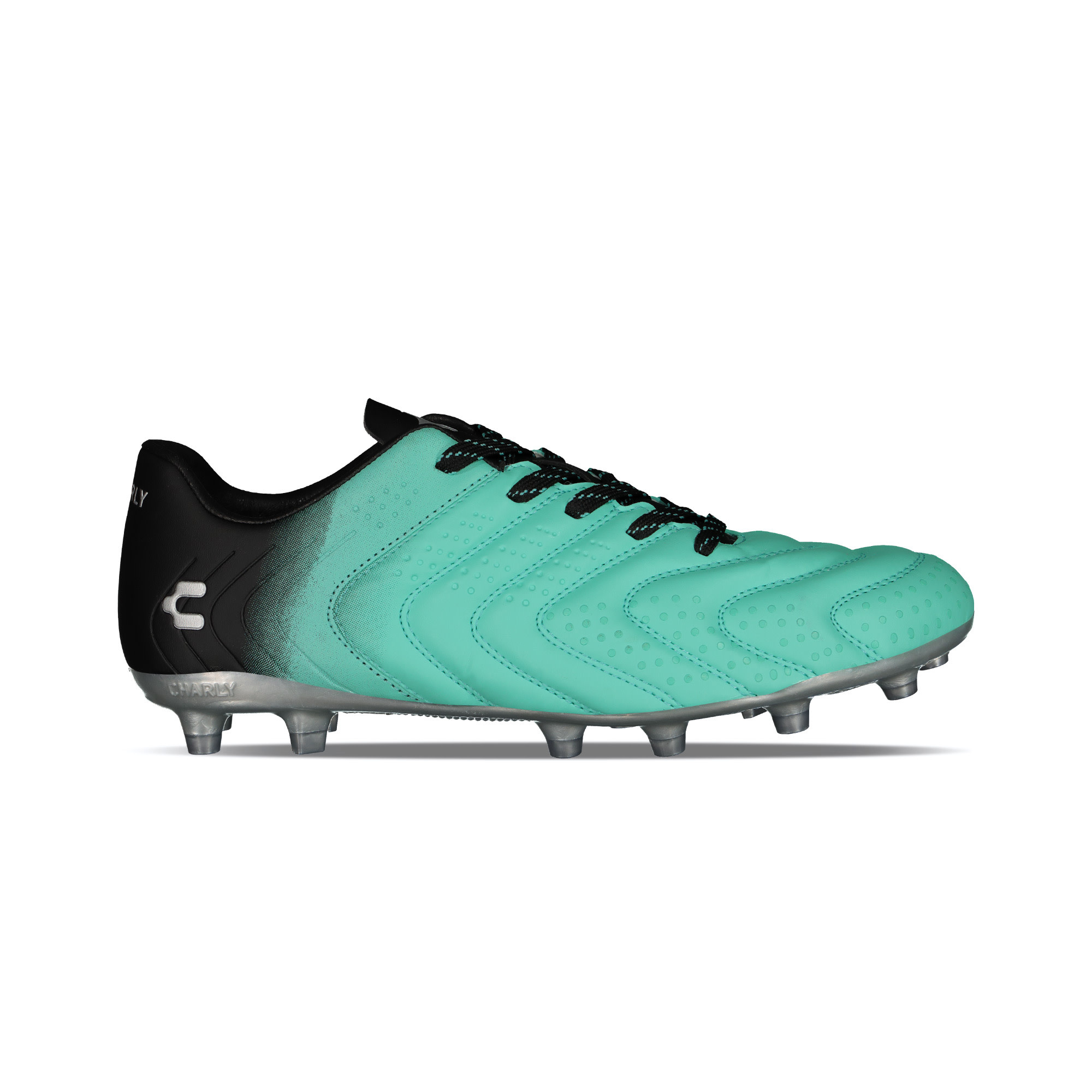 Charly Encore Artemis FG Soccer Cleats - Aqua/Black