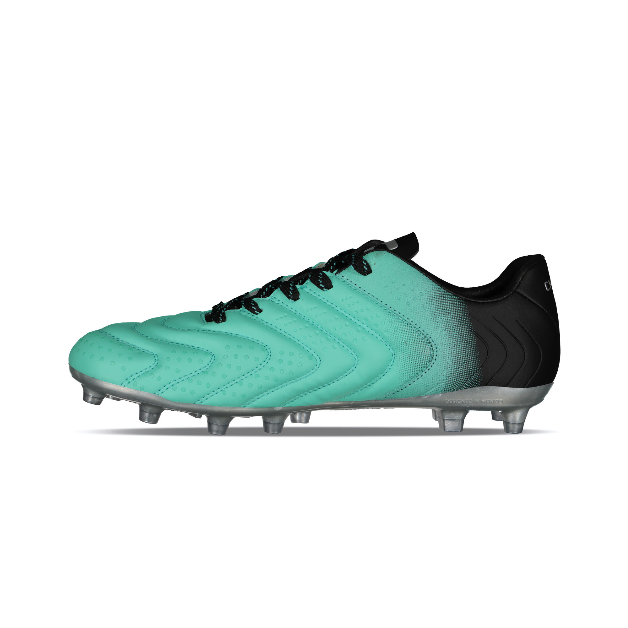 Charly Encore Artemis FG Soccer Cleats - Aqua/Black