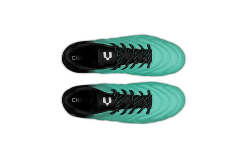 Charly Encore Artemis FG Soccer Cleats - Aqua/Black