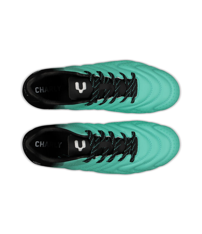 Charly Charly Encore Artemis FG Soccer Cleats - Aqua/Black
