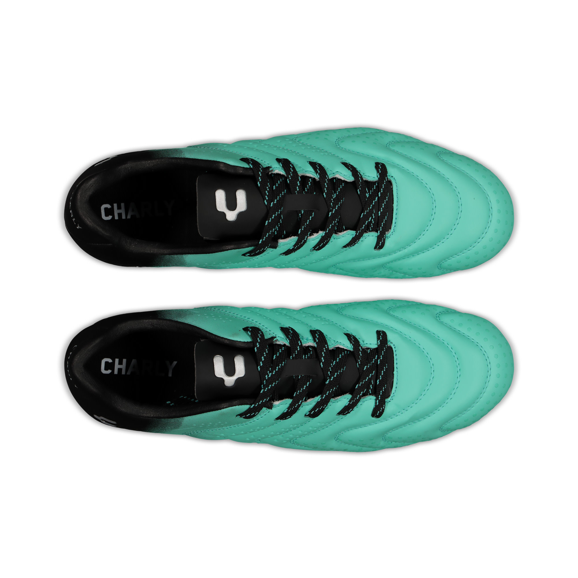 Charly Encore Artemis FG Soccer Cleats - Aqua/Black