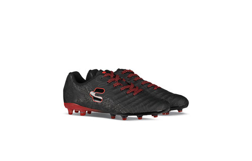 Charly Hot Cross 2.0  FG Soccer Cleats - Black/Red