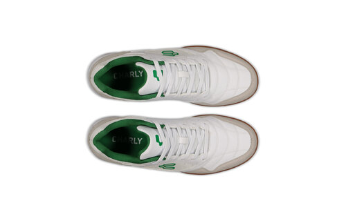 Charly Cicero Sala Indoor Soccer Shoes - White/Green