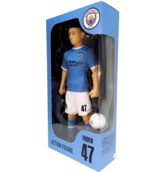 BT Phil Foden Manchester City Sockers 30 cm Action Figurine