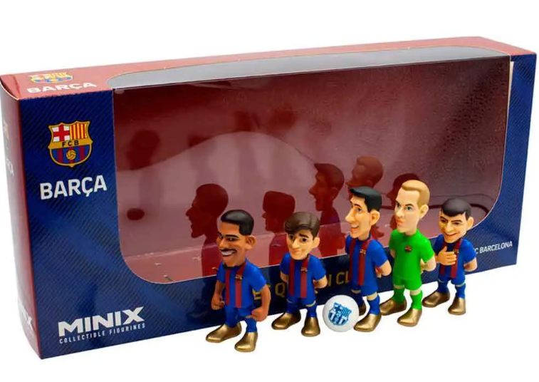 Banbo Toys BT FC Barcelona CDF Minix 7 cm - 5 Pack Figurine