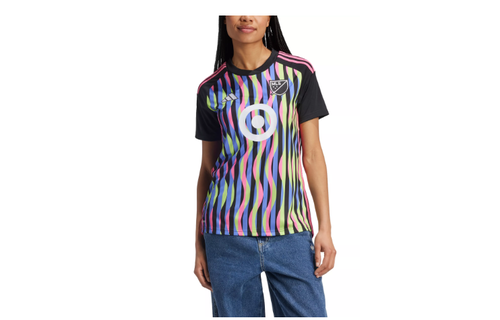 adidas Womens 2024 MLS All Star Messi # 10 Jersey - Black/Holo/Multi