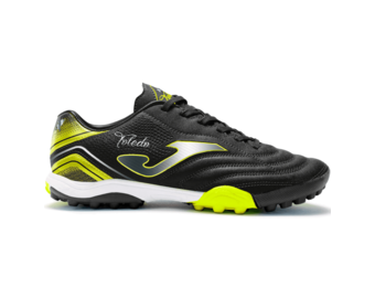 Joma Jr / Kids Toledo 2201 Turf Soccer Shoes - Black/Yellow