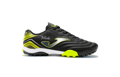 Joma Jr / Kids Toledo 2201 Turf Soccer Shoes - Black/Yellow