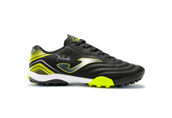 Joma Jr / Kids Toledo 2201 Turf Soccer Shoes - Black/Yellow