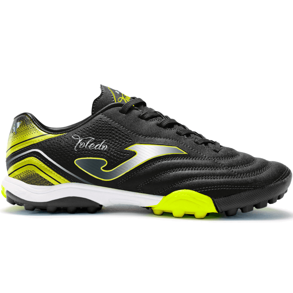 Joma Jr / Kids Toledo 2201 Turf Soccer Shoes - Black/Yellow