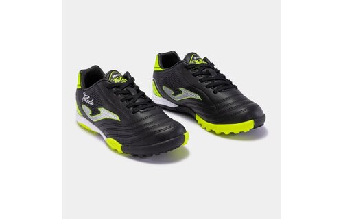 Joma Jr / Kids Toledo 2201 Turf Soccer Shoes - Black/Yellow