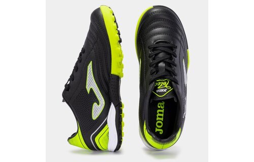 Joma Jr / Kids Toledo 2201 Turf Soccer Shoes - Black/Yellow