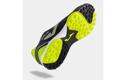 Joma Jr / Kids Toledo 2201 Turf Soccer Shoes - Black/Yellow