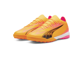 Puma Ultra Match Forever Faster Pack TT Turf Shoes- Sun Stream/Black.Sun Glow
