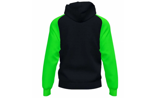 Joma Academy IV Full Zip Hoodie - Black/Fluor Green