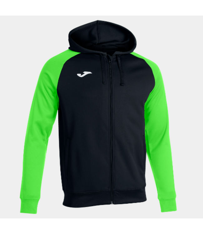 Joma Joma Academy IV Full Zip Hoodie - Black/Fluor Green