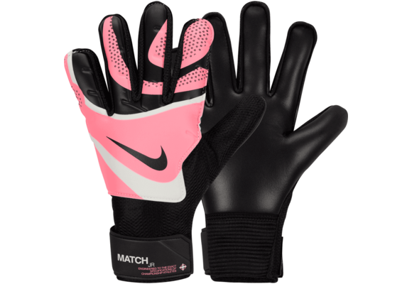 Nike Jr Match Goalkeeper Gloves - Black/Sunset Pulse