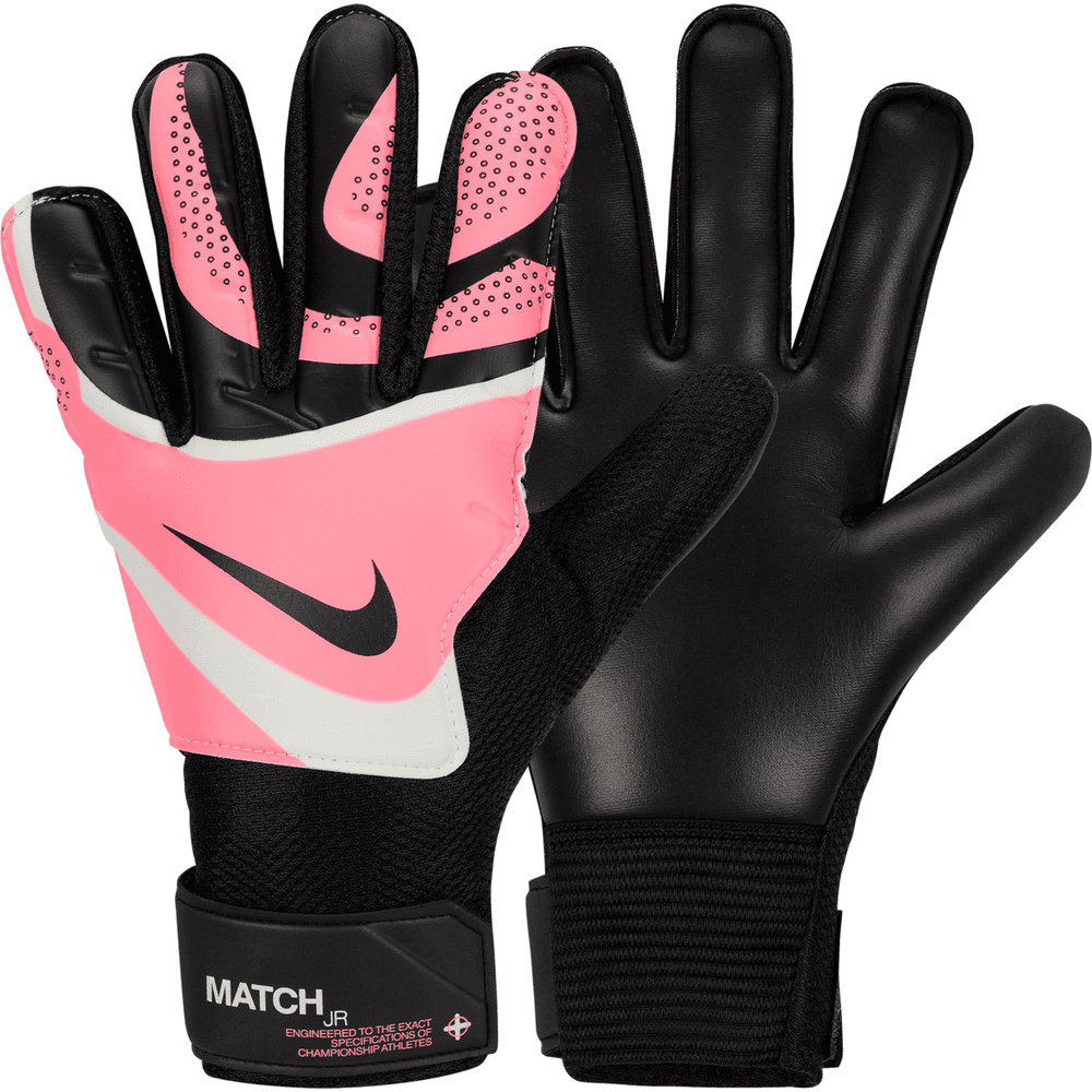 Nike Jr Match Goalkeeper Gloves - Black/Sunset Pulse
