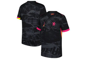 Nike Chelsea 2024 - 25 Youth Third Jersey - Anthracite/Black/Opti Yellow/Pink Prime