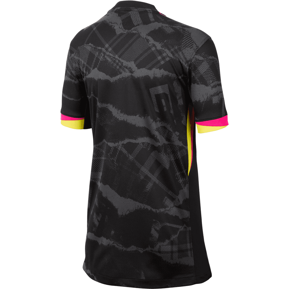 Nike Chelsea 2024 - 25 Youth Third Jersey - Anthracite/Black/Opti Yellow/Pink Prime