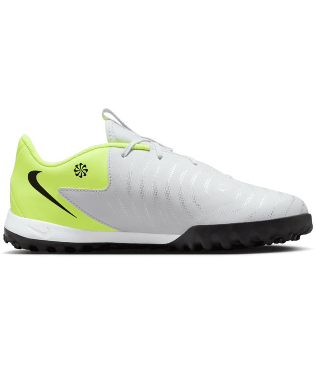 Nike Nike Jr Phantom GX2  Academy TF Turf Shoes - Metallic Silver/Volt/Black
