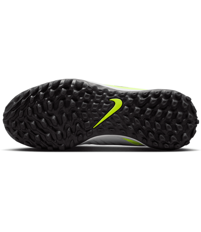 Nike Nike Jr Phantom GX2  Academy TF Turf Shoes - Metallic Silver/Volt/Black