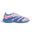 adidas adidas Jr Predator League TF Turf Soccer Shoes - Cloud White/Solar Blue/Pink
