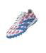 adidas adidas Jr Predator League TF Turf Soccer Shoes - Cloud White/Solar Blue/Pink